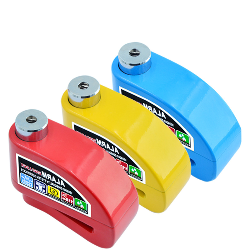 Verrou Disque avec Alarme de 110db, Antivol Bloque Disque 2Clés, pour Moto/Vélo/Scooter Verrou Disque avec Alarme de 110db, Antivol Bloque Disque 2Clés, pour Moto/Vélo/Scooter